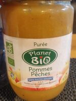 Purée pommes pêches
