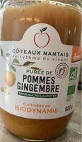 Purée de pommes gingembre