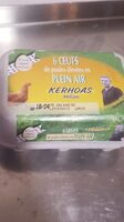 6 Oeufs de plein air moyens KERHOAS