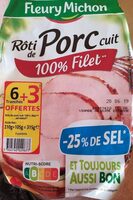 Roti de porc cuit