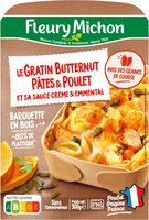 Le Gratin Butternut Pâtes & Poulet et sa sauce crème & emmental