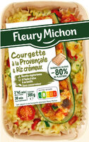 Courgettes à la Provençale et Riz crémeux