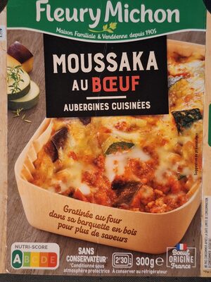 Plat cuisiné Moussaka Boeuf & Aubergines avec une touche de menthe douce