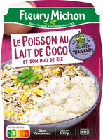 Le Poisson au lait de coco et son duo de riz