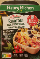 Rigatoni Aubergines Tomates et Ricotta