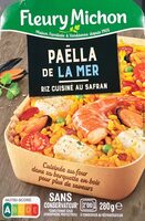 Paëlla de la Mer, riz cuisiné au safran