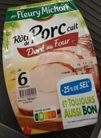 Roti de porc doré au four