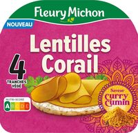 Les tranches végé lentilles corail