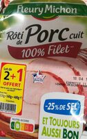 Rôti de porc cuit