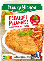 Escalope milanaise & spaghetti à la sauce tomate