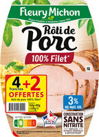 Rôti de Porc cuit - 100% filet - Sans Nitrite