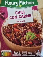 Le Chili Con Carne et son riz blanc
