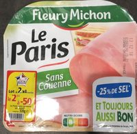 Le Paris sans couenne (lot de 2 x 4 tranches)