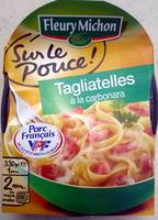 Sur le Pouce ! : Tagliatelles à la carbonara