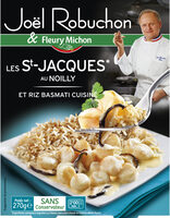 Les St-Jacques* au Noilly & Riz Basmati Cuisiné