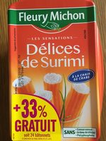 Délices de surimi à la chair de crabe