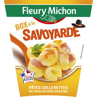 BOX à la SAVOYARDE (Pâtes au reblochon gratiné)