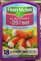 Le Bâtonnet (- 25 % de sel - Sans Gluten) 18 Bâtonnets