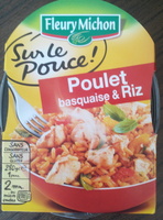 Poulet basquaise & riz