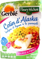 Colin d'Alaska, boulgour et légumes à la provençale