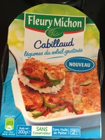 Cabillaud légumes du soleil gratinés