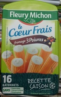 Le Cœur frais - Bâtonnets aux Fromage et 3 Poivres
