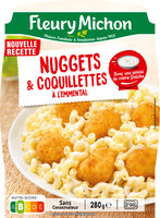 Mini nuggets & coquillettes à l'emmental