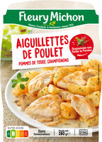 Les aiguillettes de poulet et ses pommes de terre champignons