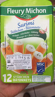 Surimi Bâtonnets fromage ail & fines herbes