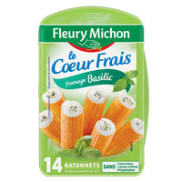 Le Coeur Frais fromage basilic - 14 bâtonnets