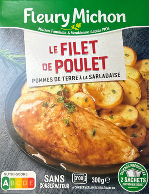 Le Filet de Poulet et ses Pommes de Terre à la Sarladaise