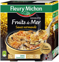 Cassolette de fruits de mer, sauce normande