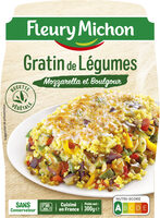Gratin de Légumes Mozzarella et Boulgour