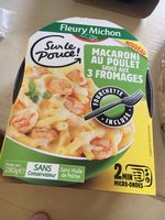 Macaroni au poulet sauce aux 3 fromages