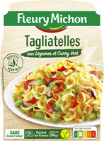 Tagliatelles aux Légumes et Curry Vert