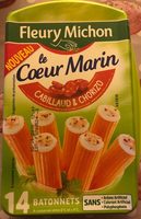 Coeur Marin Cabillaud Chorizo - 14 Bâtonnets