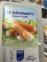 Batonnets saveur crabe