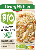 Blanquette de poulet & riz