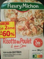 Risotto au poulet et aux cepes