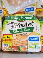 Blanc de poulet doré au four