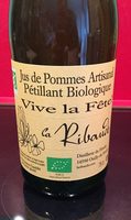 Jus de Pommes Artisanal Pétillant Biologique