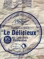 Fromage Frais Le Delicieux  au lait frais pasteurise