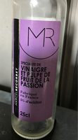 Vinaigre et pulpe de fruit de la passion