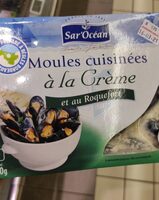 Moules cuisinées à la crème et au Roquefort