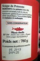 Soupe de poissons à la Sétoise