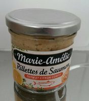 Rillettes de saumon thym et citron confit