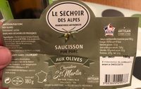 Saucisson aux olives