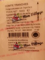 Comte tranches