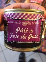 Conserverie Gratien, Pate de foie de porc