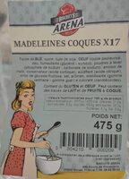 Madeleines coques